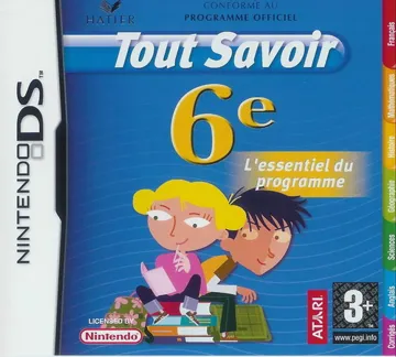 Tout Savoir 6e - L'Essentiel du Programme (France) box cover front